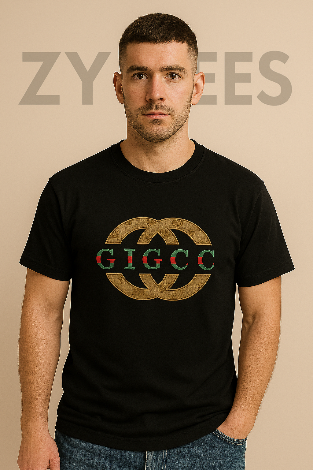 ZY TEES Luxury Graphic Logo T-Shirt | Men collection