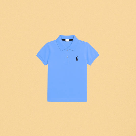 Blue Polo Short-Sleeve T-Shirt – Classic Fit, | KIDS COLLECTION