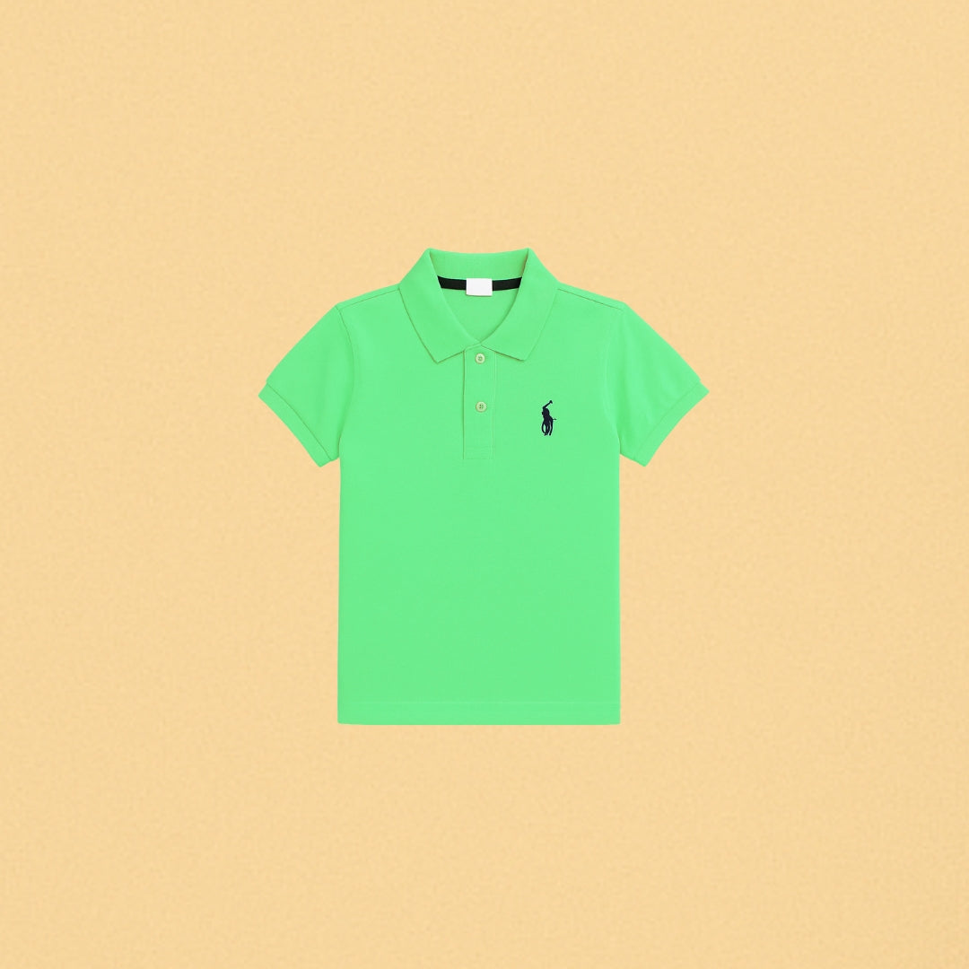 Green Polo Short-Sleeve T-Shirt – Classic Fit, | KIDS COLLECTION