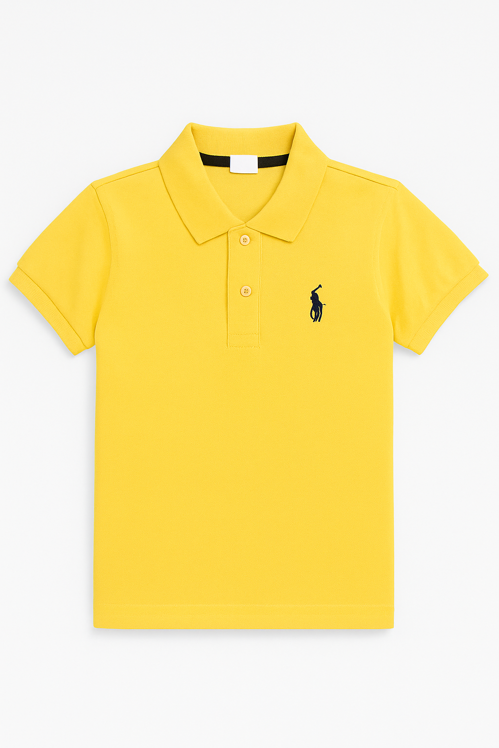 Yellow Polo Short-Sleeve T-Shirt – Classic Fit, | KIDS COLLECTION