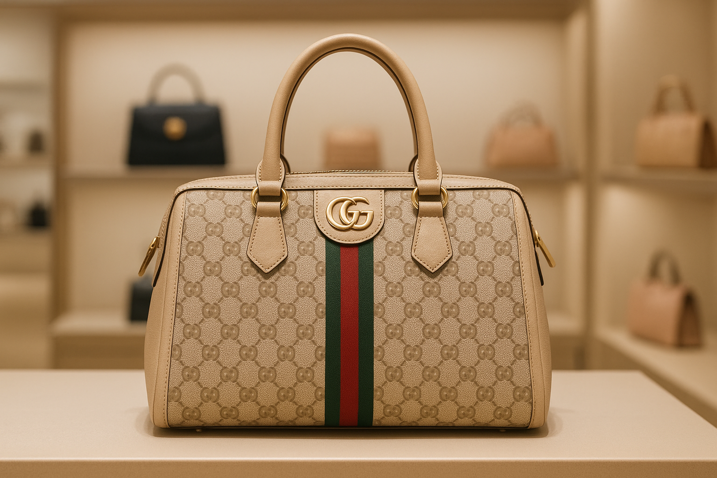 Gucci GG Supreme Canvas Tote Bag