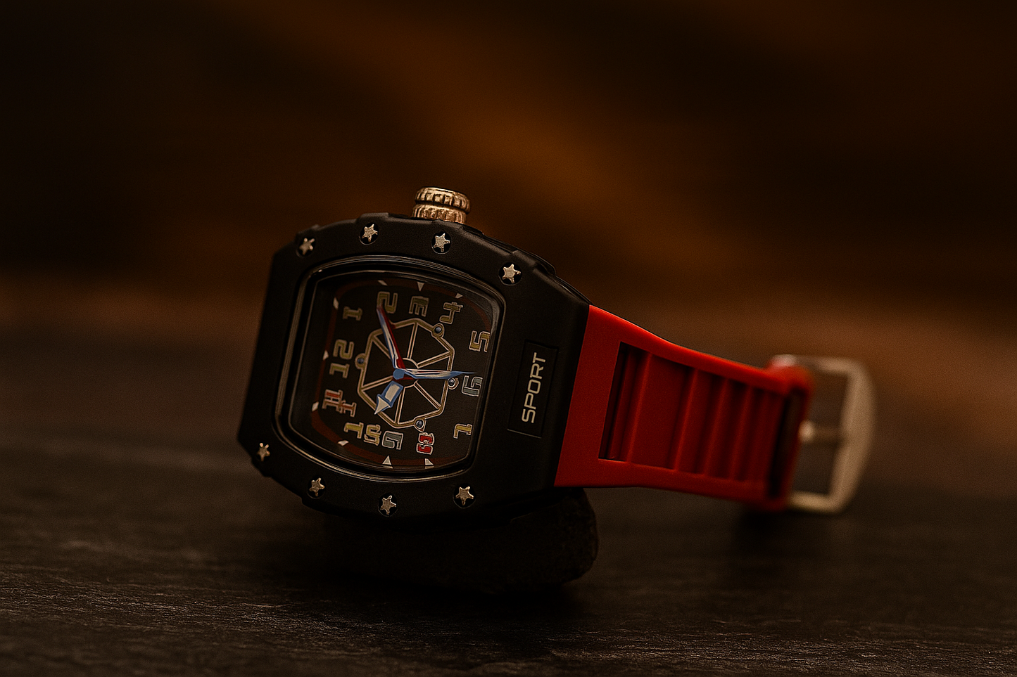 Sporty Men’s Watch – Shock Resistant, Stylish Design for Everyday Wear