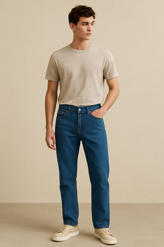 Casual Denim Jeans For Men, Blue, Fashion Daily Wear
