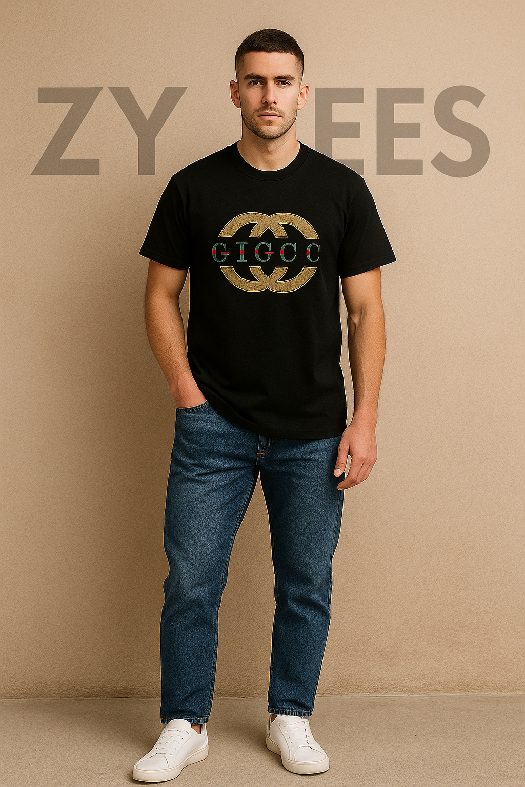 ZY TEES Luxury Graphic Logo T-Shirt | Men collection