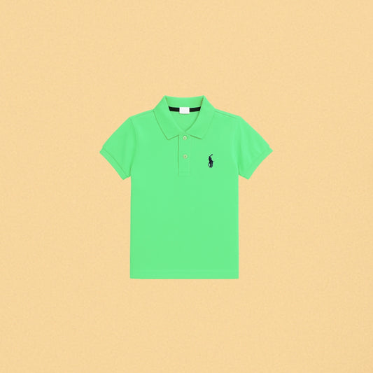 Green Polo Short-Sleeve T-Shirt – Classic Fit, | KIDS COLLECTION